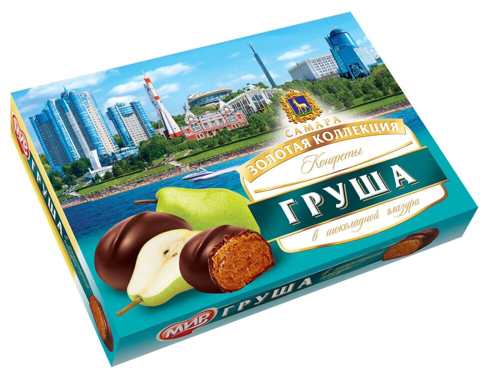  КФ МИР Груша в шоколадной глазури 160г  в Учалах