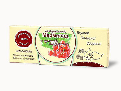  Мармелад натуральный "Красная смородина" 140г в Учалах
